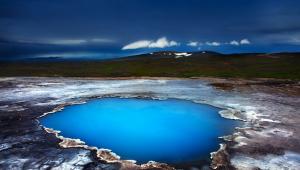 Islandia, jezioro Blahver w Hveravellir