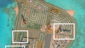 Wyspy Spratly - chińskie instalacje obronne, źródło: Asia Maritime Transparency Initiative/Digital Globe