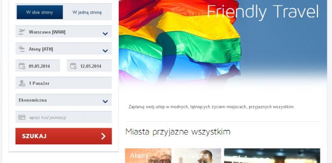 Pierwsza wiadomość dla gejów
